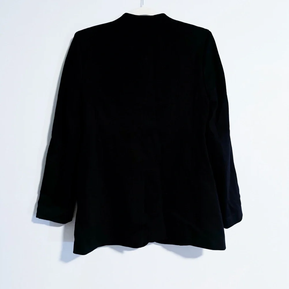Madewell - Black Collarless Blazer